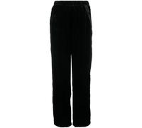 Gold Hawk, ,Trousers ,Donna ,Nero ,S Pantaloni Neri in Velluto a Gamba Dritta