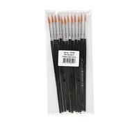 Gold Line Brush, size 8 , W: 4 mm, round, 12pcs