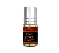 Gold More Al Rehab - Profumo da 3 ml (senza alcool, ambra, orientale, arabo, oud, misk, muschio, naturale perfume, legno di aquila, etereo, attar scent)