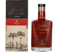 Gold of Mauritius 8 Solera Dark Rum 40% Vol. 0,7l in Giftbox