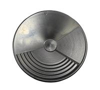 Gold Pan - 35 cm robusto strumento di prospezione | PP Mining Setter, 3-Riffle Design per Gold Panning Recovery Adulti Principianti Uso all'aperto in Rivers Creeks Desert Mountains And Travel