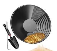 Gold Pan Kit - Kit di pentole per estrazione mineraria d'oro, strumenti portatili per rilevare rocce per archeologia, hobbisti, principianti, sondaggi, caccia in montagna, flusso, tesori, ricerca