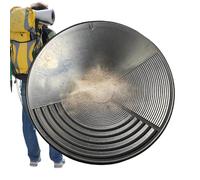 Gold Pan - Strumento per miniere a manovella resistente, per ricerca di luice ispessito, attrezzatura per la ricerca di luice in oro durevole per torrenti, fiumi, deserti, di montagna o caccia