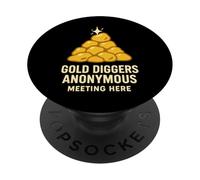 Gold Panning Hobby Gift Creek Pan Sluice Prospector, regalo PopSockets PopGrip Adesivo