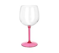 Gold Plast Bicchiere Balloon Tonic + Gambo Fucsia Trasparente 582 Cc