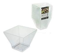 GOLD PLAST BICCHIERE "ONDA" TRASPARENTE, 25 pz.