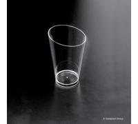 25 Bicchierini finger food monoporzioni in plastica trasparente Conici alti 75cc