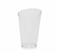 25 Bicchierini finger food monoporzioni in plastica trasparente Conici alti 75cc