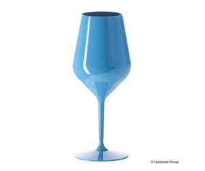 Gold Plast Calice Wine Cocktail 470 Cc Blu Tritan