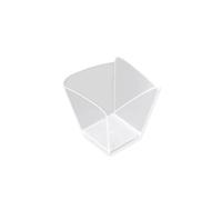 Gold Plast Coppetta Onda 95 Cc Trasparente Cf 25 Pz