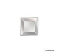 Gold Plast Piatto Dessert Nice 180 x 180 Mm 15 Pz Bianco Perlè