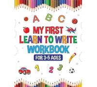 Gold Publishing My First Learn to Write Workbook for Kids 3-5 (Tascabile)