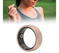 Gold Smart Ring Health Tracker, Sleep, Steps, Waterproof, APP