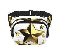 Gold Star Marsupio marsupio piccolo alla moda a tracolla leggero marsupio marsupio per donne uomini corsa allenamento escursionismo viaggi