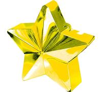 Gold Star - Pesi per palloncini elettroplaccati (170 g), confezione da 1, perfetti per eventi e feste