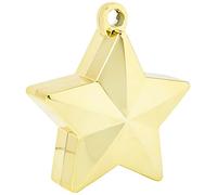 Gold Star - Pesi per Palloncini elettroplaccati (170 g), Confezione da 1, Perfetti per Eventi e Feste
