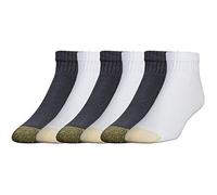 Gold Toe 656p Cotton Ankle Athletic Socks, Multipairs Calzini, Bianco e Nero (6 Paia), L (Pacco da 6) Uomo