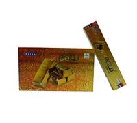 Gold von Satya Big Pack 180 G Bastoncini di Incenso AGARBATHI