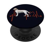 Goldador Dog Heartbeat ECG I miei cani sono il mio cardio PopSockets PopGrip Adesivo