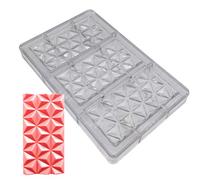 Goldbaking Muffa piramidale del carbonato della muffa del chcoolate di Antivari del policarbonato grande