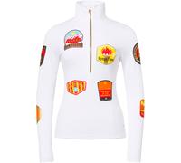 Goldbergh - Top layer tecnico da donna con collo alto - Triumph White in Poliestere Riciclato - Taglia S - Bianco