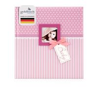 Goldbuch 15801 Baby Album Sweet Heart con riquadro per Una Foto, 64 Pagine con Pergamena, Circa 30 x 31 cm, Rosa