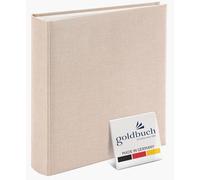GOLDBUCH - Trend 2 Album Fotografico E Portalistino Beige 100 Fogli Rilegatura All'inglese - SPEDIZIONE GRATUITA