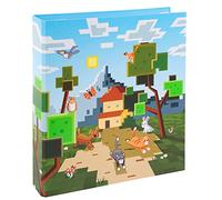 goldbuch 35 124 raccoglitori con cartella Mein Game, dimensioni 28,5 x 32 x 5 cm, copertina in stampa artistica, cucitrice con meccanismo a leva, motivo: My Game, raccoglitore per ragazzi e ragazze