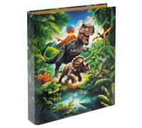 goldbuch 37 157 raccoglitore ad anelli Vulcano, dimensioni 26 x 32 x 4 cm, copertina in stampa artificiale, cucitrice con meccanismo a 2 anelli in metallo, formato DIN A4, cartella portadocumenti con