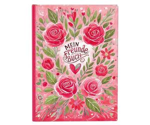 goldbuch 43 167 - Libro degli Amici Rose danz, Libro dell'amicizia DIN A5 con 88 Pagine illustrate, Album di poesie per Asilo e Scuola elementare, Copertina in Stampa Artistica con Motivo Rose