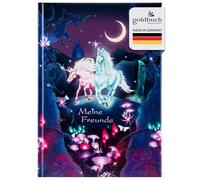 Goldbuch 43579 - Libro degli amici, unicorn, DIN A5, 88 pagine illustrate, stampa artistica, colore: Lilla