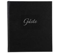 Goldbuch 48045 - Libro degli Ospiti Seda, Colore: Nero