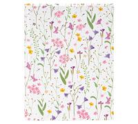 goldbuch 64 454 - Taccuino A5 Meadow Miracles white, 15 x 22 x 2 cm, nota libro 200 pagine vuote, carta 100 g/m², album da disegno con stampa artistica, agenda con segnalibro, colore: Bianco