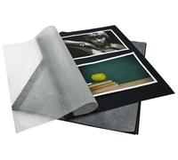 Goldbuch 83006 - Cartoncino fotografico con pergamena, 20 fogli, per raccoglitori ad anelli Bella Vista, formato DIN A4, nero