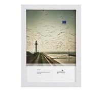 goldbuch 92 0396 - Cornice portafoto Tallinn in legno MDF, per foto singola, formato DIN A4, con supporto da parete, 24 x 32,8 x 1,5 cm, colore: bianco