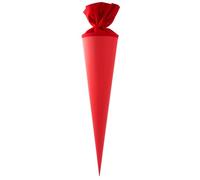 Goldbuch 97823 - Sacchetto per la Scuola Fai da Te, con Chiusura in Feltro, 70 cm, Rosso