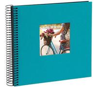 goldbuch Album a spirale Bella Vista con finestra 20x20 40 pagine nere turchese