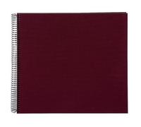 goldbuch Album a spirale Bella Vista senza finestra 35x30 40 pagine nere bordeaux