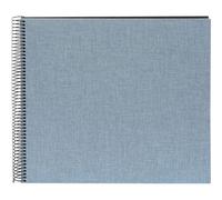 goldbuch Album a spirale Summertime Trend 2 35x30 40 pagine nere blu-grigio