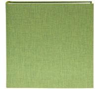 goldbuch Album Fotografico SummerTime Trend con 100 Pagine Bianche, con Copertina in Lino e Pergamena, per 600 Foto, 30 x 31 cm, Verde Chiaro, Carta, 30x31 cm