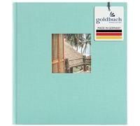 Goldbuch - Album portafoto, 60 Pagine con Pergamena, 25 x 25 cm, Nero, 30x31 cm