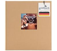 Goldbuch - Album portafoto, 60 Pagine con Pergamena, 25 x 25 cm, Sabbia, 30x31 cm