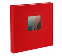 Goldbuch Bella Vista Album portafoto, 60 pagine con pergamena, rosso, 25x25 cm