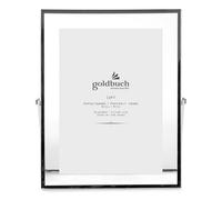 goldbuch portafoto Loft Supporto, per 1 Foto in Formato 15 x 20 cm, Metallo Circa 19,7 x 24,7 x 1 cm, Cornice Argentata, Argento