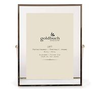 goldbuch Cornice portafoto Loft in metallo, cornice con supporto, cornice per 1 foto/foto in formato 13 x 18 cm, cornice in metallo ca. 19 x 23 x 1 cm, cornice argento