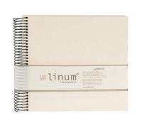 goldbuch Album a spirale Linum 20x20 40 pagine beige beige