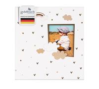 goldbuch Little Dream - Album fotografico per bambini, con ritaglio per la propria foto, 60 fogli bianchi, pergamena e 4 pagine illustrate, album per bambini da incollare, carta, ca. 30 x 31 x 4 cm