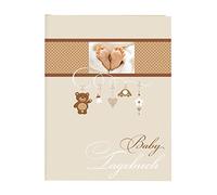 Goldbuch Little Mobile 11237 - Diario Bebè, 44 Pagine illustrate, 21 x 28 cm, Colore Beige