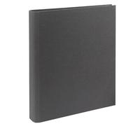goldbuch Bella Vista Raccoglitore ad Anelli A4, Lino, Grigio, 32 x 27,5 x 4,5 cm