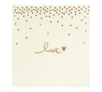 Goldbuch Raining Hearts Beige 60 fogli Rilegatura all'inglese 08 015